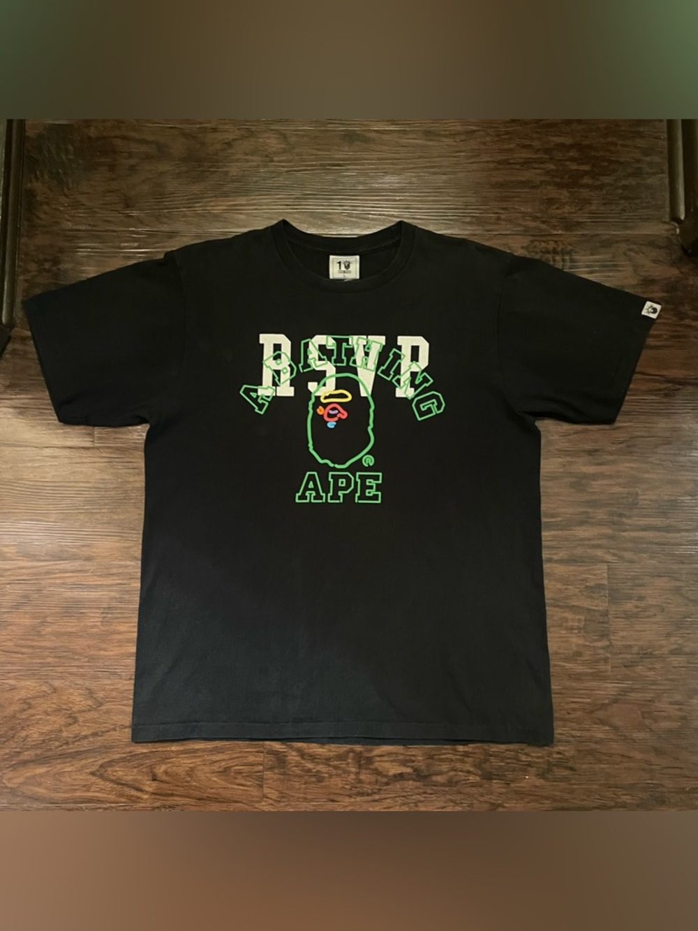 A bathing ape x rsvp gallery bape store new york 10th black anniversary sz large